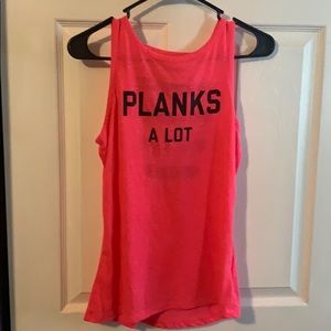 Hot pink tank